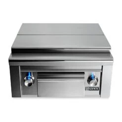 Lynx LSB2PC-1 Built-In Double Side Burner With Cutting Board And Drawer, Inch -Weber Store lsb2pc b 02 20 1