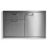 Lynx LTA30 Professional Trash Drawers Combo Unit, 30x23-Inch 2 Lynx LTA30 Professional Trash Drawers Combo Unit, 30x23-Inch -Weber Store lta30 a 02 20