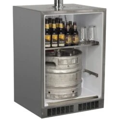 Marvel Stainless Steel Outdoor Built-In Beverage Dispenser With Lock, 24-Inch (MOKR124SS31A) -Weber Store mokr124ss31a c 05 21