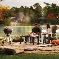 Napoleon NK22K-LEG-2 Rodeo Charcoal Kettle Grill -Weber Store nk22ck leg 2 ls c 07 20