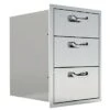 The Outdoor GreatRoom Company 16DRW3 Triple Drawer Storage, 16-Inch -Weber Store ogc 16drw3 a 02 22