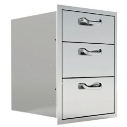 The Outdoor GreatRoom Company 16DRW3 Triple Drawer Storage, 16-Inch