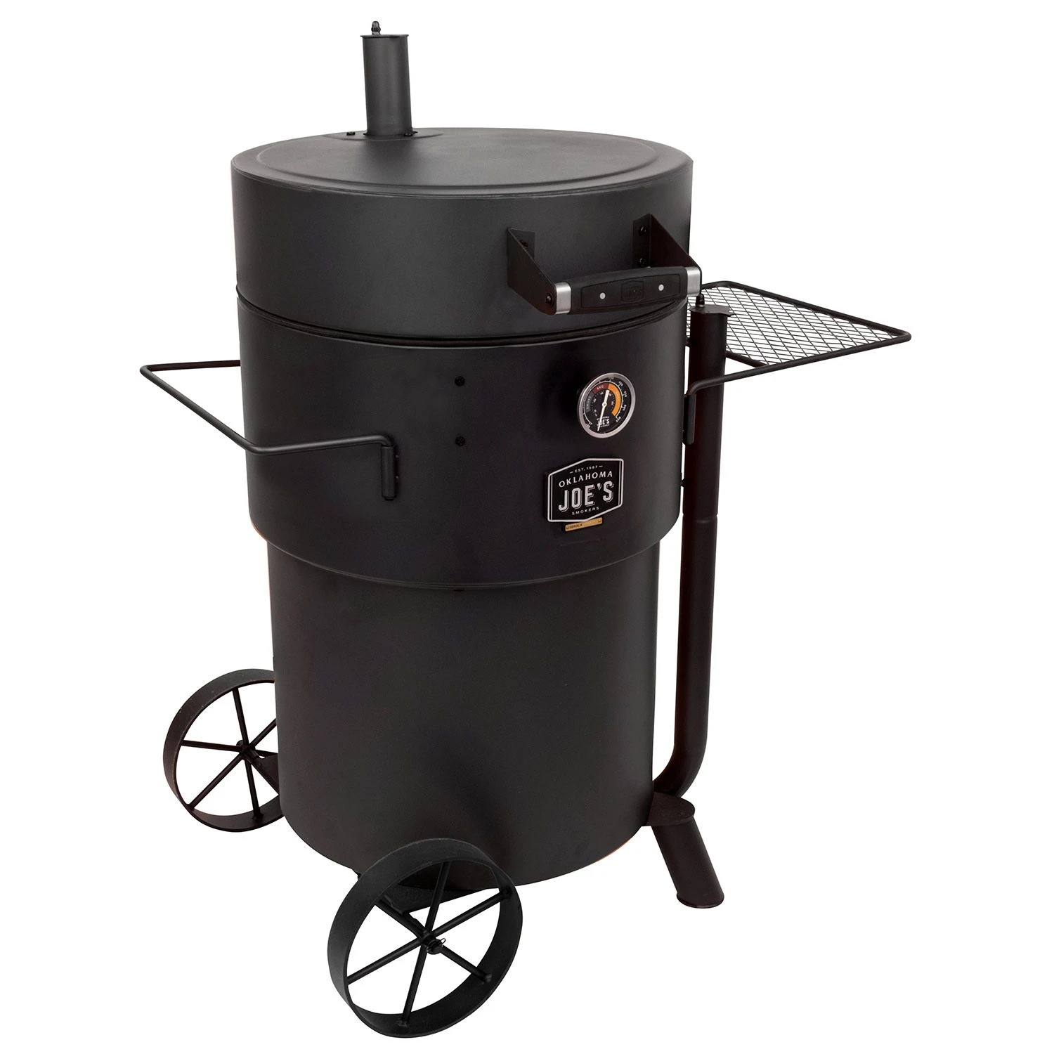 Oklahoma Joe's OKJ-19202 Anthem Series Bronco Pro Drum Smoker 3 Oklahoma Joe's OKJ-19202 Anthem Series Bronco Pro Drum Smoker