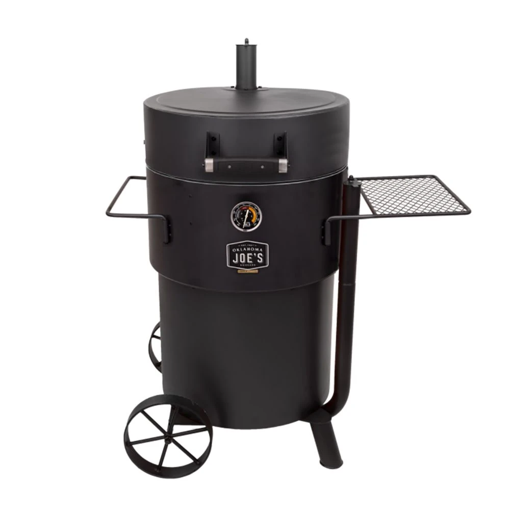 Oklahoma Joe's OKJ-19202 Anthem Series Bronco Pro Drum Smoker 4 Oklahoma Joe's OKJ-19202 Anthem Series Bronco Pro Drum Smoker - Image 2