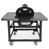 Primo CJRH Junior Oval Ceramic Charcoal Kamado Grill On Cart -Weber Store oval jr 200 774 cart 320 01 20