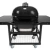 Primo CXLH Extra Large Oval Ceramic Charcoal Kamado Grill On Cart -Weber Store oval xl 400 1 pc top front view