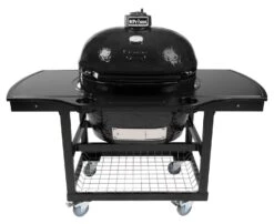 Primo CXLH Extra Large Oval Ceramic Charcoal Kamado Grill On Cart