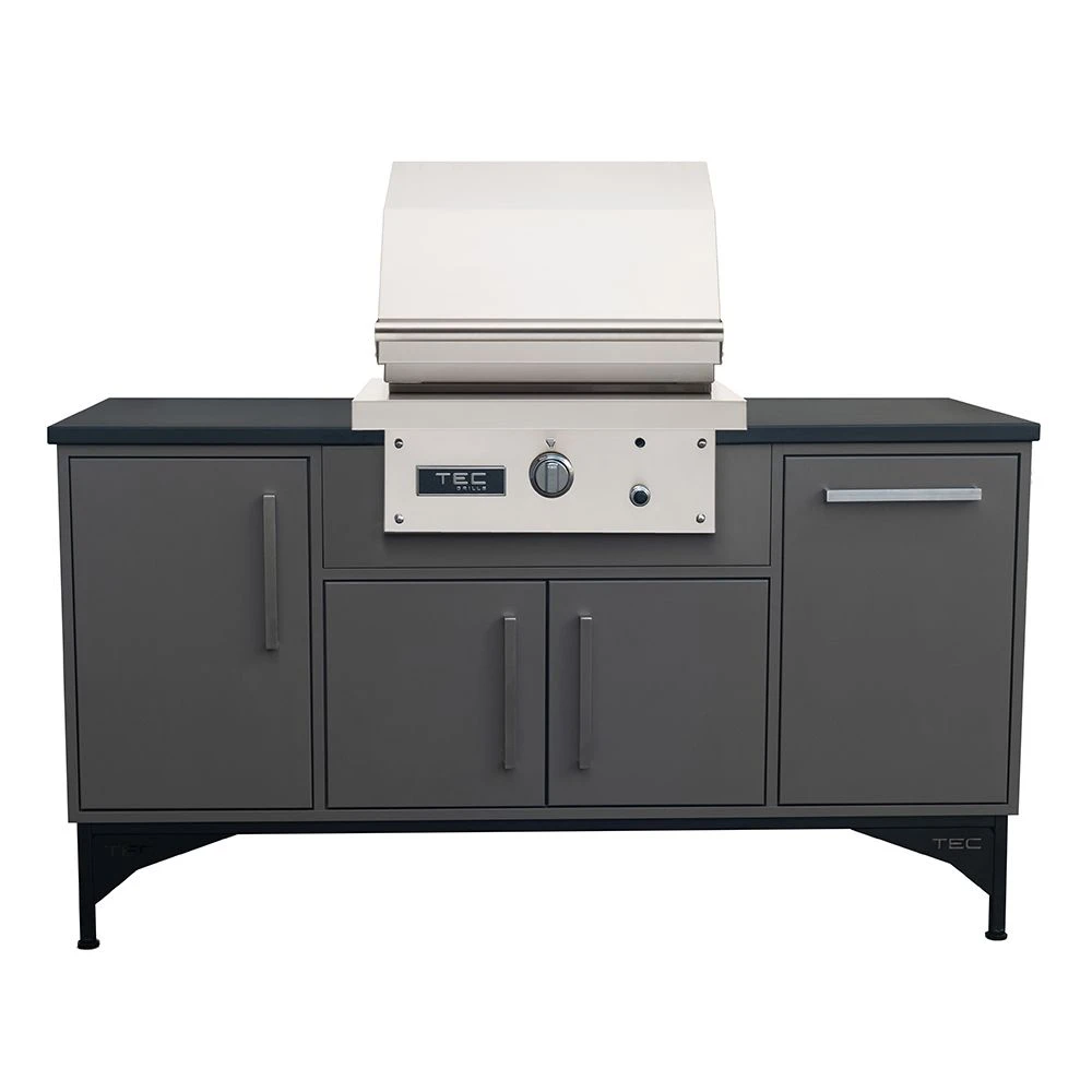 TEC PFR1-TL Patio Gas Grill On Midcentury Modern Island, 66-Inches 3 TEC PFR1-TL Patio Gas Grill On Midcentury Modern Island, 66-Inches