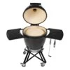 Primo CRC Round Ceramic Charcoal All-In-One Kamado Grill Head On Wheeled Cradle