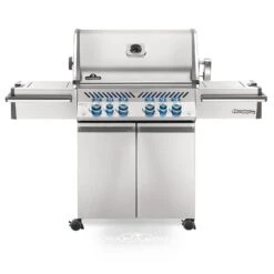 New Arrival 13 Napoleon PRO500RSIBSS-3 Prestige PRO 500 Gas Grill On Cart With Rotisserie And Side Burner, 28-Inches
