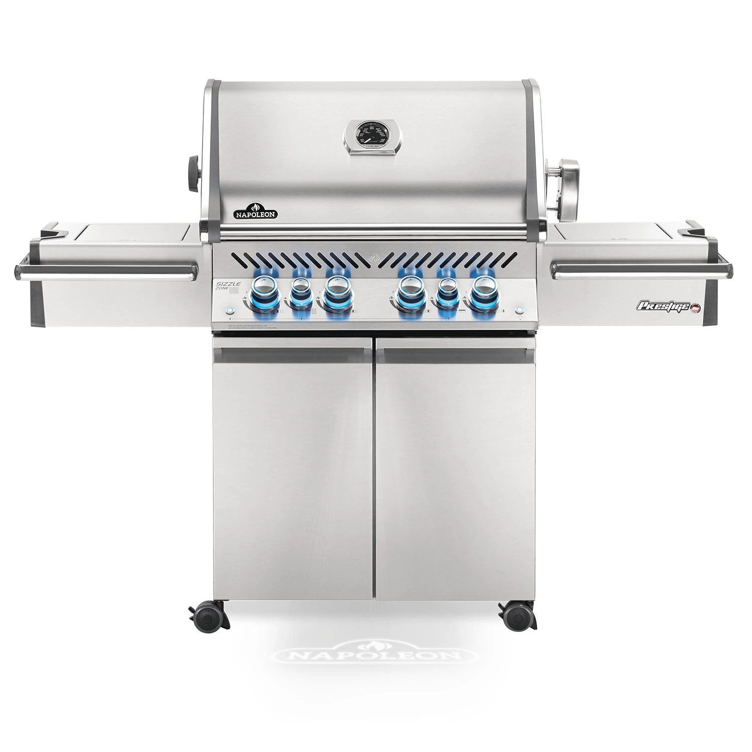 Napoleon PRO500RSIBSS-3 Prestige PRO 500 Gas Grill On Cart With Rotisserie And Side Burner, 28-Inches 3 Napoleon PRO500RSIBSS-3 Prestige PRO 500 Gas Grill On Cart With Rotisserie And Side Burner, 28-Inches