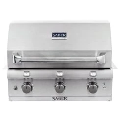 Saber R50SB0417 3-Burner Premium Built-In Infrared Grill, 32-Inches -Weber Store r50sb0417 a 02 20 1