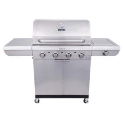 Saber R52SC0421 4-Burner Select Freestanding Infrared Grill With Side Burner, 40-Inches