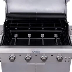 Saber R52SC0421 4-Burner Select Freestanding Infrared Grill With Side Burner, 40-Inches -Weber Store r52sc0421 e 05 21