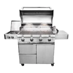 Saber R67SC0917 4-Burner Elite Freestanding Infrared Grill With Rotisserie & Side Burner, 40-Inches 9 Saber R67SC0917 4-Burner Elite Freestanding Infrared Grill With Rotisserie & Side Burner, 40-Inches -Weber Store r67sc0917 b 02 20