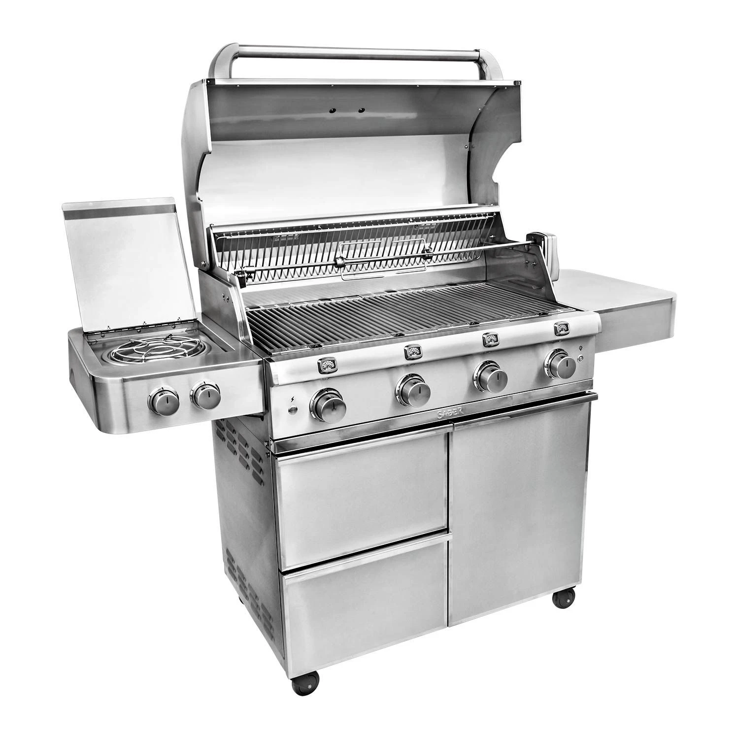 Saber R67SC0917 4-Burner Elite Freestanding Infrared Grill With Rotisserie & Side Burner, 40-Inches 6 Saber R67SC0917 4-Burner Elite Freestanding Infrared Grill With Rotisserie & Side Burner, 40-Inches - Image 4