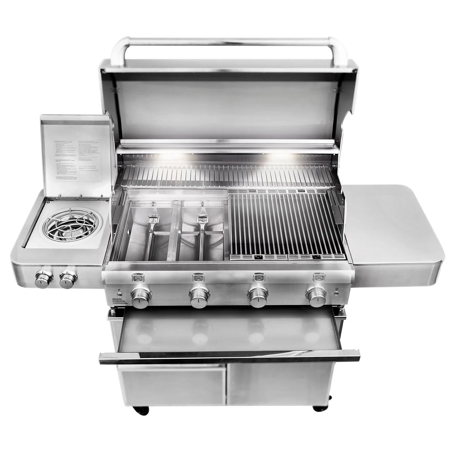 Saber R67SC0917 4-Burner Elite Freestanding Infrared Grill With Rotisserie & Side Burner, 40-Inches 7 Saber R67SC0917 4-Burner Elite Freestanding Infrared Grill With Rotisserie & Side Burner, 40-Inches - Image 5