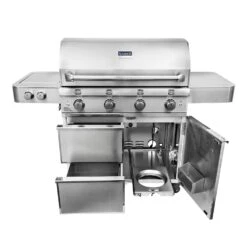 Saber R67SC0917 4-Burner Elite Freestanding Infrared Grill With Rotisserie & Side Burner, 40-Inches 13 Saber R67SC0917 4-Burner Elite Freestanding Infrared Grill With Rotisserie & Side Burner, 40-Inches -Weber Store r67sc0917 f 02 20