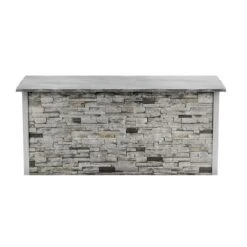 Coyote Ready-To-Assemble 8-Foot Outdoor Kitchen Island With 31-Inch Access Door & Double Pull-Out Drawers (RTAC-B8-SL) -Weber Store rtac b8 sl sg ccd 2dc31 d 06 22