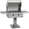 Solaire AGBQ-27 27-Inch Standard Grill On Bolt-Down Post -Weber Store sol agbq 27gir bdp a 07 20