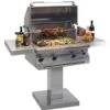 Solaire AGBQ-30 30-Inch Deluxe Grill With Rotisserie On Bolt-Down Post -Weber Store sol agbq 30 bdp a 07 20