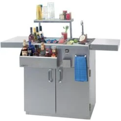 Solaire SOL-IRDT-30C 30-Inch Freestanding Professional Bartender Center
