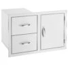 Summerset SSDC2-30 Access Door & Double Drawer Combo, 30-Inch -Weber Store ssdc2 30 2 c 01 20