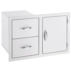 Summerset SSDC2-33 Access Door & Double Drawer Combo, 33-Inch
