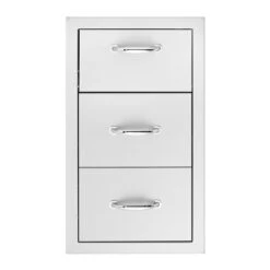 Summerset SSTDC-17 Vertical Double Drawer & Paper Towel Holder Combo, 17.75x30.325-Inch