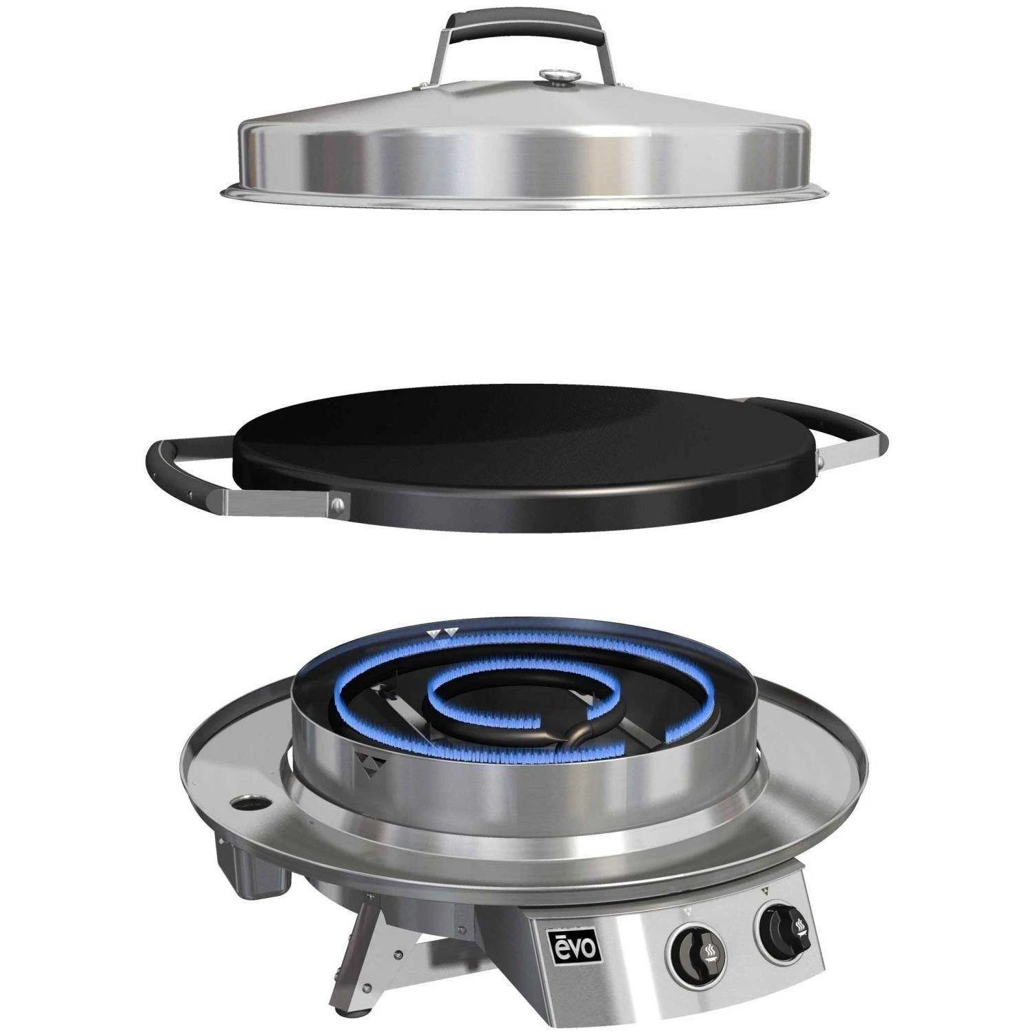 Evo Professional Series Tabletop Gas Grill 4 Evo Professional Series Tabletop Gas Grill - Image 2