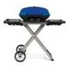 Napoleon TQ285X-BL-1 TravelQ 285 Portable Grill With Scissor Cart, Propane -Weber Store tq285x prod str bl cartunfld