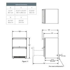 Viking Professional Stainless Steel Refrigerated Drawers, 24-Inch (VDUO5241DSS) -Weber Store vduo5241dss d 05 21