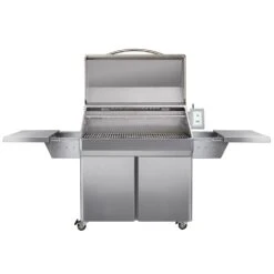 Memphis Grills VG0002S-ITC3 Elite ITC3 Freestanding Wood Fire Pellet Smoker Grill, Wi-Fi Controlled, 304 SS Alloy -Weber Store vg0002s itc3 b 08 21
