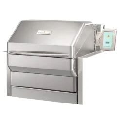 Memphis Grills VGB0001S-ITC3 Pro ITC3 Built-In Wood Fire Pellet Smoker Grill, Wi-Fi Controlled, 304 SS Alloy -Weber Store vgb0001s itc3 b 08 21