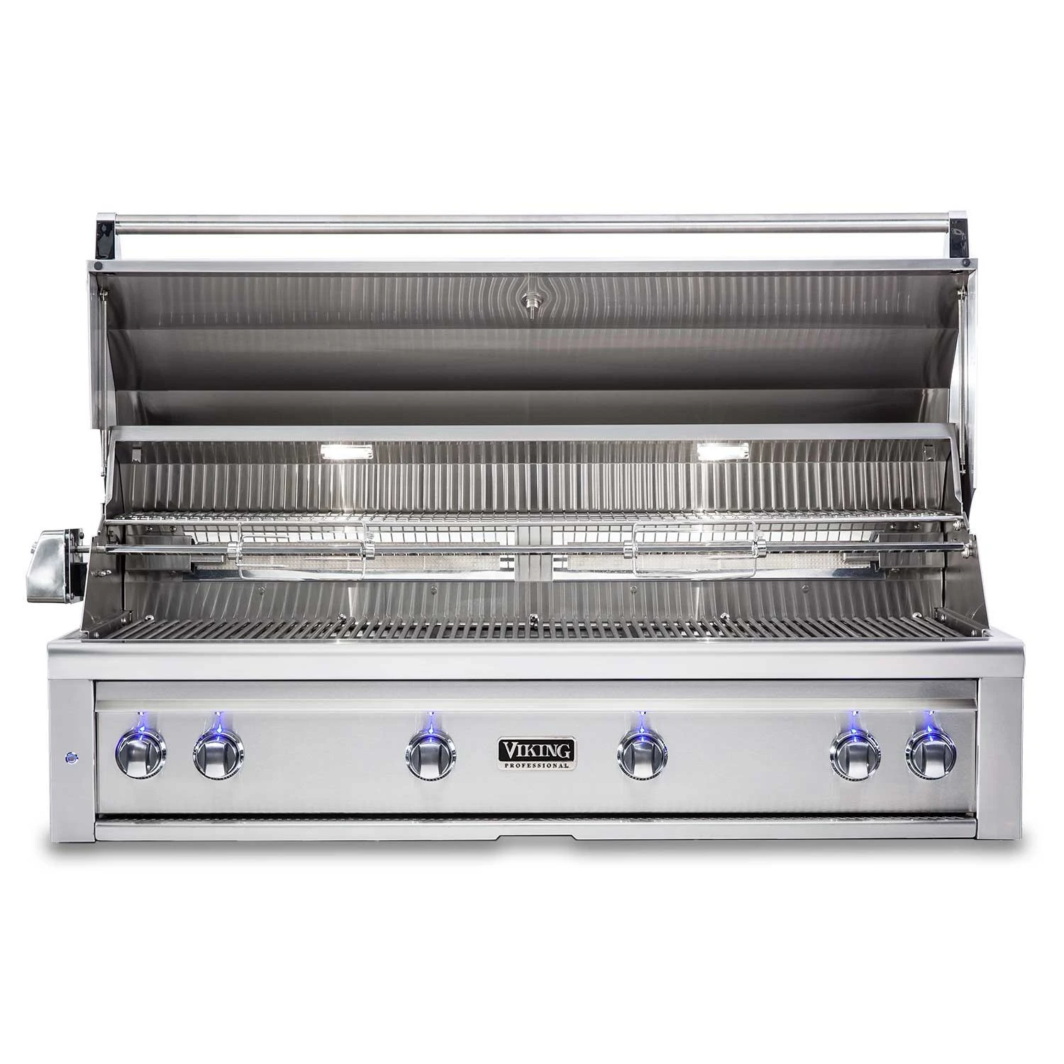 Viking 5 Series Stainless Steel Built-In Gas Grill With ProSear Burner & Rotisserie, 54-Inch (VQGI554) 4 Viking 5 Series Stainless Steel Built-In Gas Grill With ProSear Burner & Rotisserie, 54-Inch (VQGI554) - Image 2