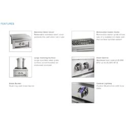 Viking 5 Series Stainless Steel Gas Power Burner On Stainless Steel Base, 20-Inch (VQGPB520BSS) 13 Viking 5 Series Stainless Steel Gas Power Burner On Stainless Steel Base, 20-Inch (VQGPB520BSS) -Weber Store vqgpb520 d 05 21 1