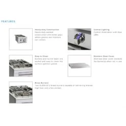 Viking 5 Series Stainless Steel Gas Double Side Burner On Stainless Steel Base, 13-Inch (VQGSB513BSS) 9 Viking 5 Series Stainless Steel Gas Double Side Burner On Stainless Steel Base, 13-Inch (VQGSB513BSS) -Weber Store vqgsb513 b 05 21 3