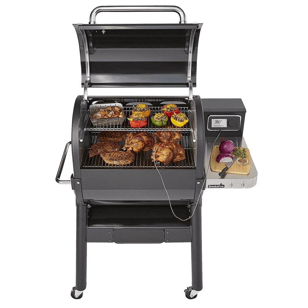 Weber SmokeFire EX4 Freestanding Pellet Grill, 24-Inch (WEB-22510201) 4 Weber SmokeFire EX4 Freestanding Pellet Grill, 24-Inch (WEB-22510201) - Image 2