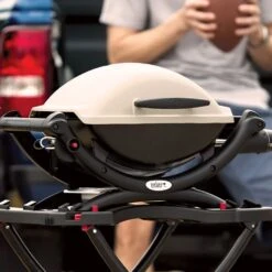 Weber Q1000 Portable Propane Gas Grill On Scissor Cart (WEB-50060001-WEB-6557) -Weber Store web 50060001 feat g 05 22