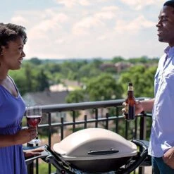 Weber Q2000 Portable Propane Gas Grill With Side Tables (WEB-53060001) -Weber Store web 53060001 ls a 05 22 1