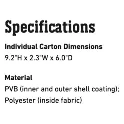 Weber Pellet/Charcoal Fuel Storage Bag (WEB-7007) -Weber Store web 7007 spec a 05 22