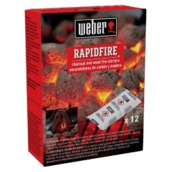 Weber RapidFire Fire Starters, 12pc (WEB-7480) -Weber Store web 7480 c 05 22