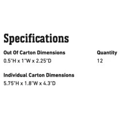 Weber RapidFire Fire Starters, 12pc (WEB-7480) -Weber Store web 7480 spec a 05 22