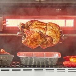 Weber Summit 4-Burner Built-In Gas Grill With Rotisserie, Sear Station And Access Doors (WEB-S-460) -Weber Store web s 460 feat b 05 22